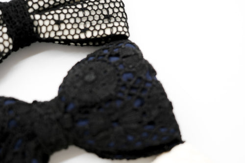 Lace Bow Tie Trio