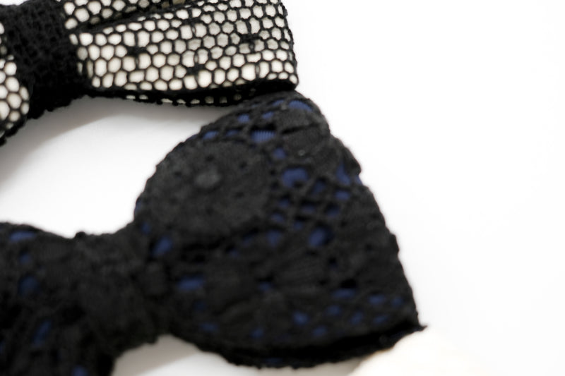Lace Bow Tie Trio