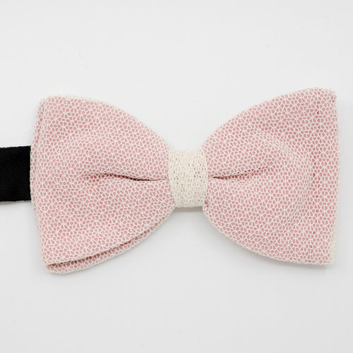 Fragile Lace Pink Pre-Tied Bow Tie