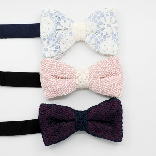 Lace Bow Tie Trio