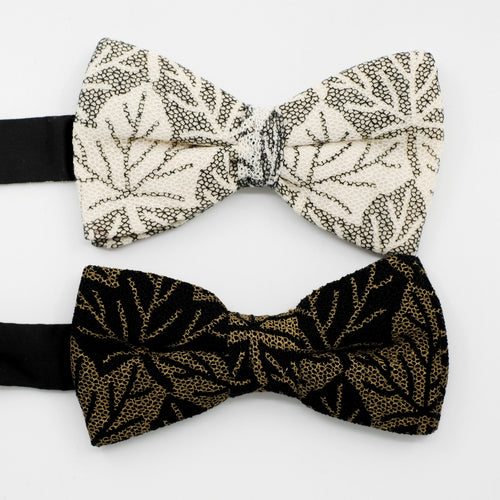 x2 All Fall In | Printed Mesh Lace Pre-Tied Bow Tie