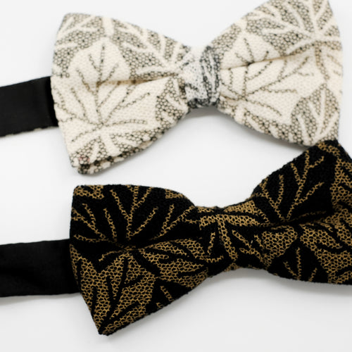 x2 All Fall In | Printed Mesh Lace Pre-Tied Bow Tie