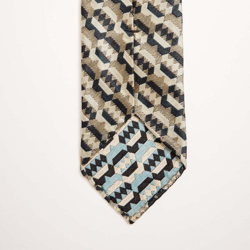 Sand & Ink Geo Silk Tie