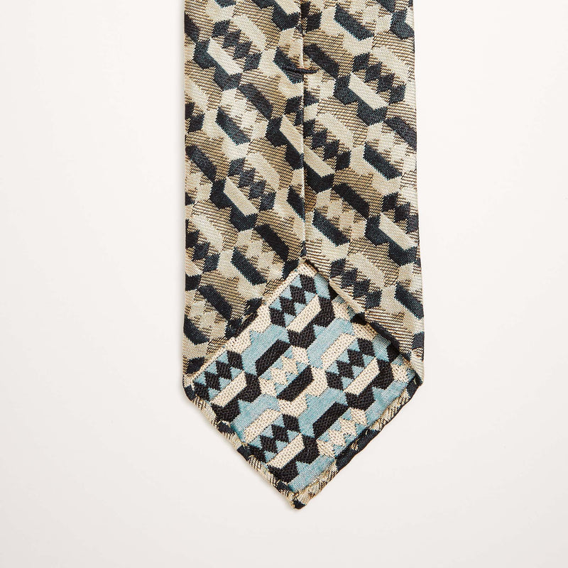 Sand & Ink Geo Silk Tie