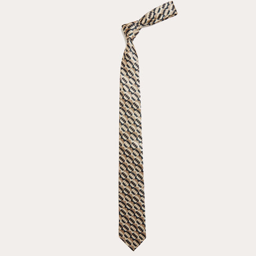 Sand & Ink Geo Silk Tie