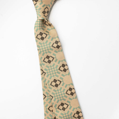Peach Graph Grid Tie