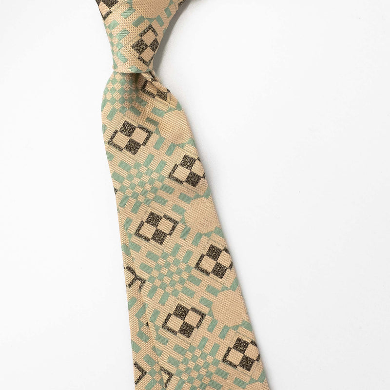 Peach Graph Grid Tie