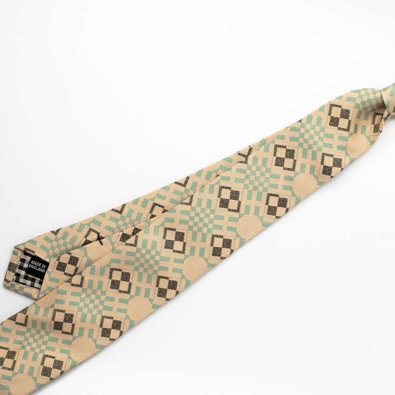 Peach Graph Grid Tie