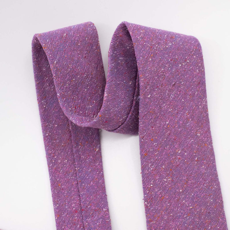 Magenta Slub Silk Woven Tie