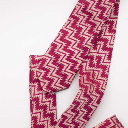 Pink Zig Zag Tie