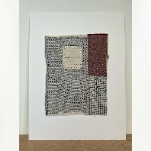 Textile artwork II by B.French (25cm x 19cm)