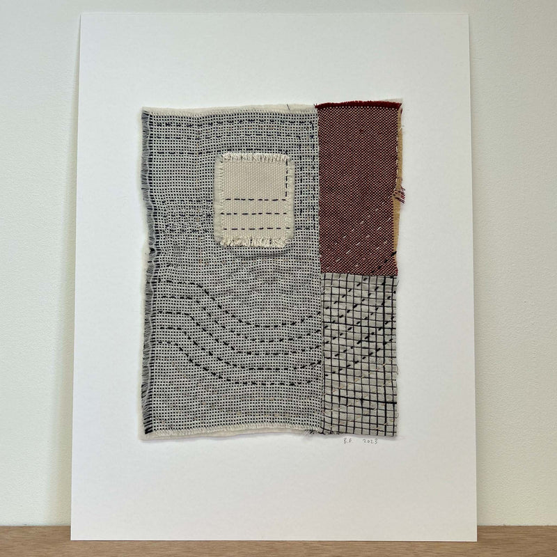 Textile artwork II by B.French (25cm x 19cm)