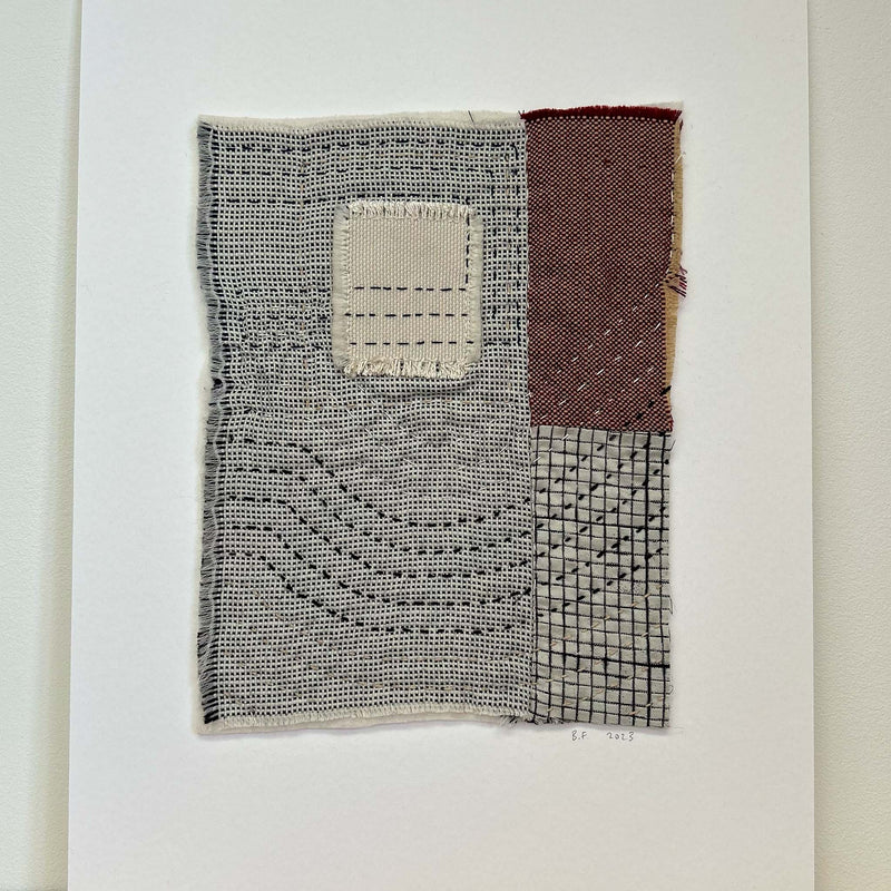 Textile artwork II by B.French (25cm x 19cm)