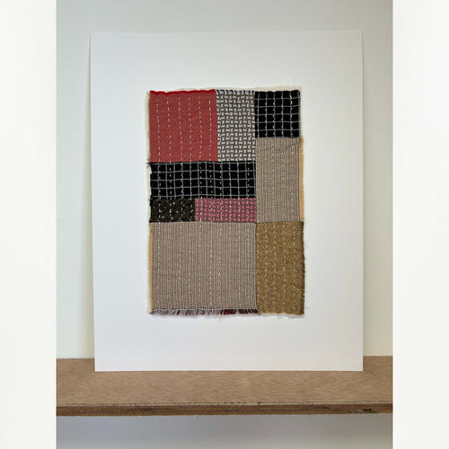 Textile artwork III by B.French (34cm x 23cm)