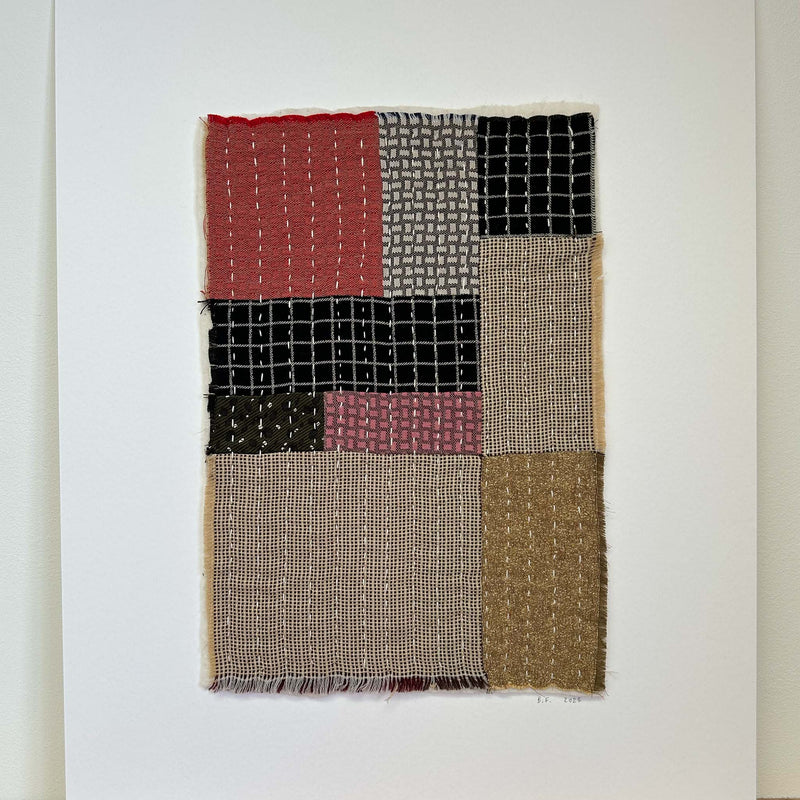 Textile artwork III by B.French (34cm x 23cm)