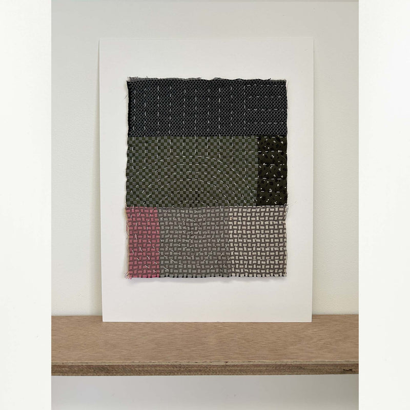 Textile artwork VI by B.French (27cm x 22cm)