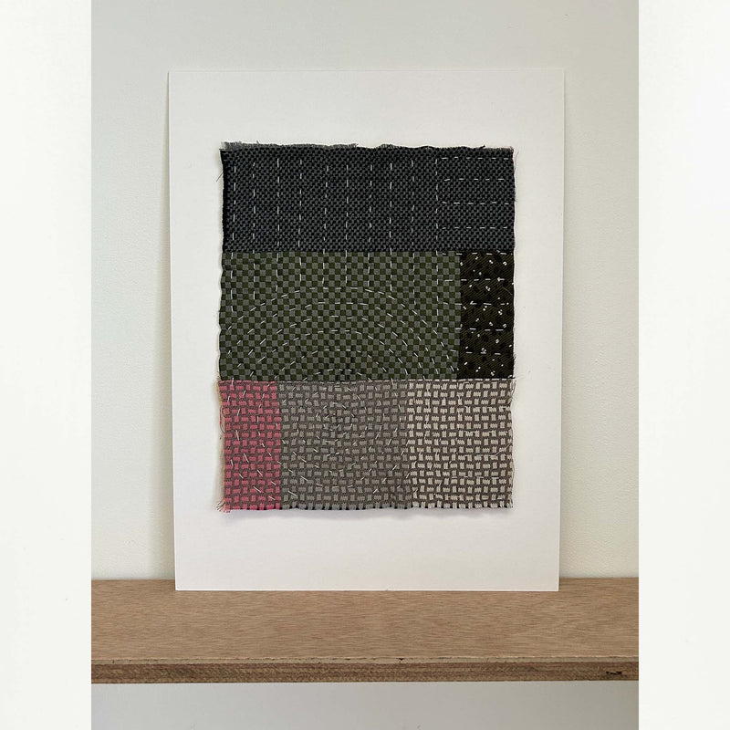 Textile artwork VI by B.French (27cm x 22cm)