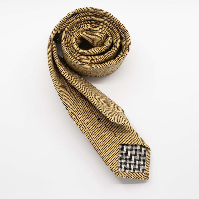 Mustard Twill Wool / Silk Tie