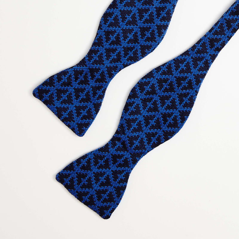 Cobalt Blue Self-tie Bow Tie