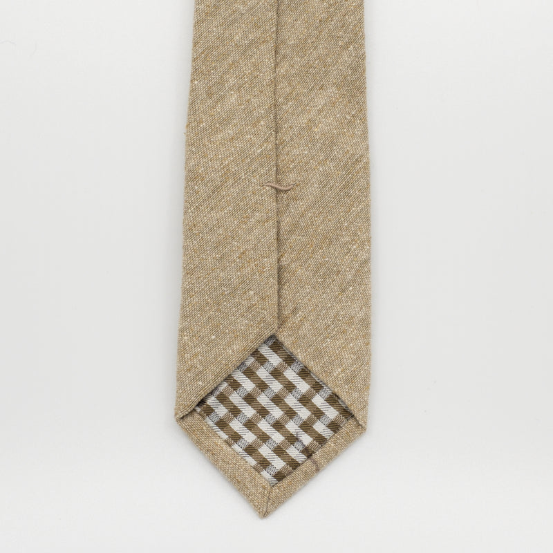 Sand Slub Silk Woven Tie