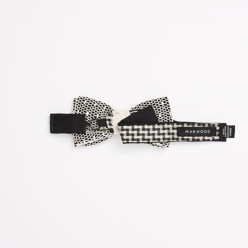 Mesh Lace Pre-Tied Bow Tie