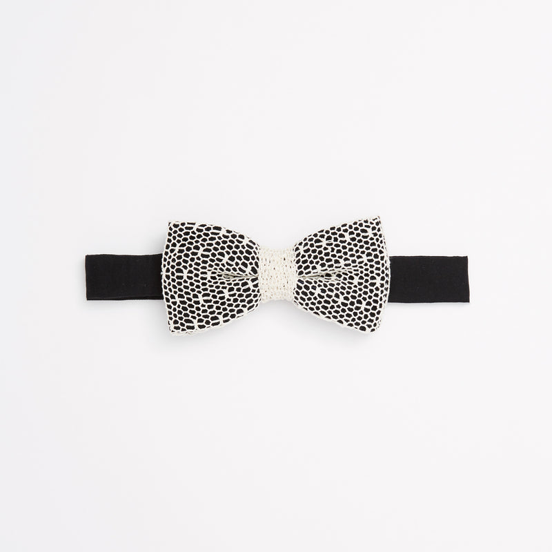 Mesh Lace Pre-Tied Bow Tie