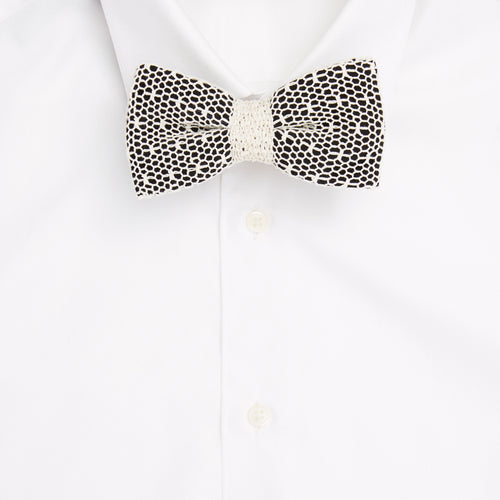 Mesh Lace Pre-Tied Bow Tie