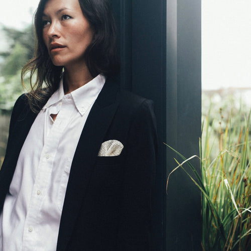 Mesh Lace Pocket Square