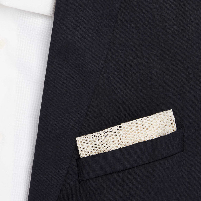 Mesh Lace Pocket Square