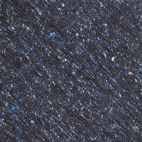 Denim Slub Silk Pocket Square