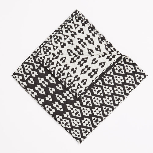 Harlequin  Silk Jacquard Pocket Square