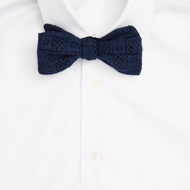 Square Knot Lace Self-Tie Bow Tie