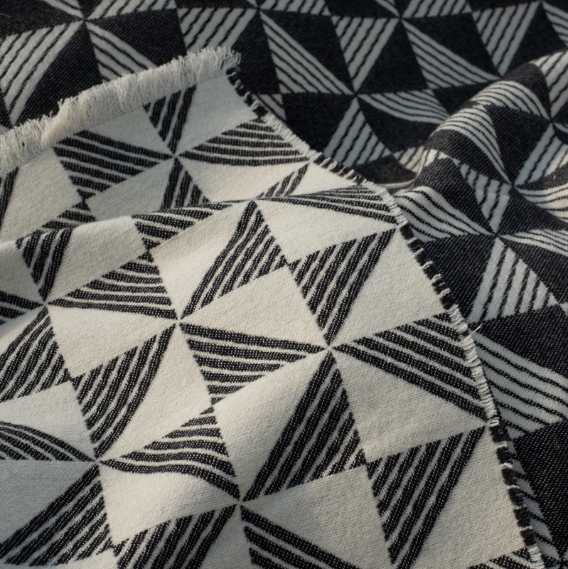 Exclusive Graphite Porto Wool Throw - A.L.Smith x Marwood