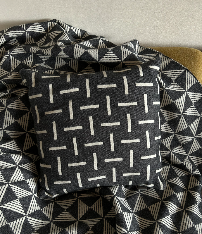 Exclusive Graphite Porto Wool Throw - A.L.Smith x Marwood