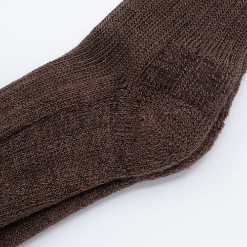 Bark Heavy Knit Mohair Socks