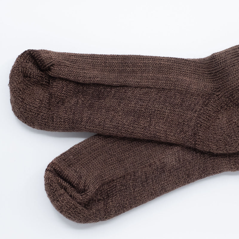 Bark Heavy Knit Mohair Socks