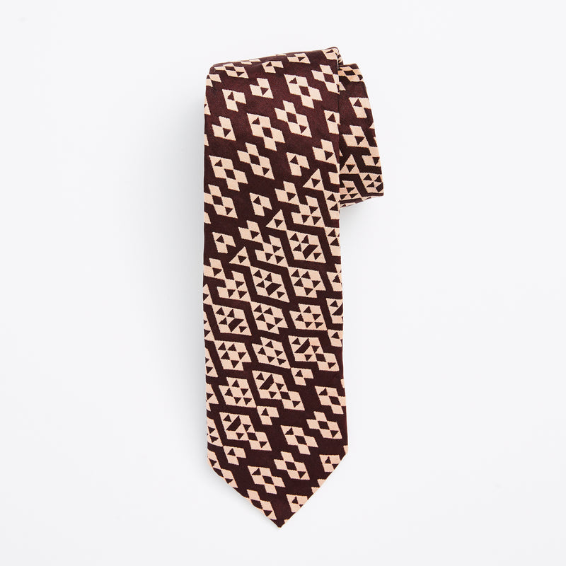 Harlequin Silk Jacquard Tie