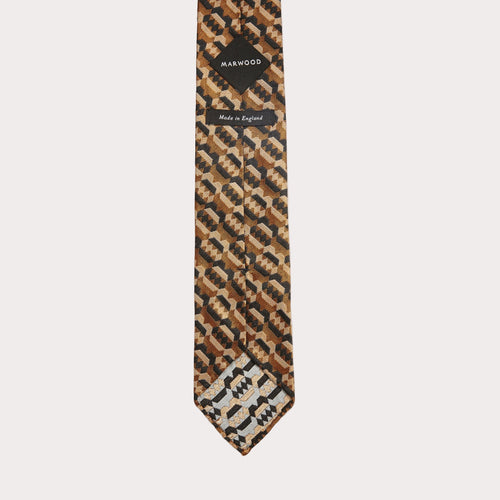 Copper Ink Drawn Tie