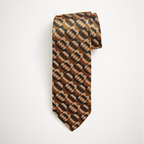 Copper Ink Drawn Tie
