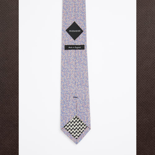Lilac Blue Mutli Fleck Tie