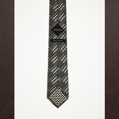 Charcoal Weave Tie