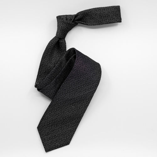 Skinny Silk Black Tie