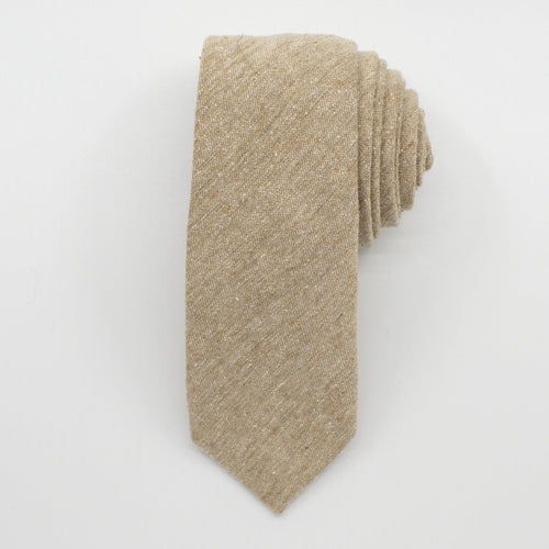 Sand Slub Silk Woven Tie