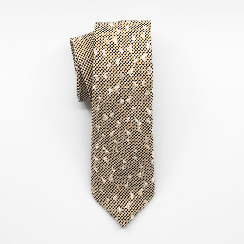 Beige Detail Tie