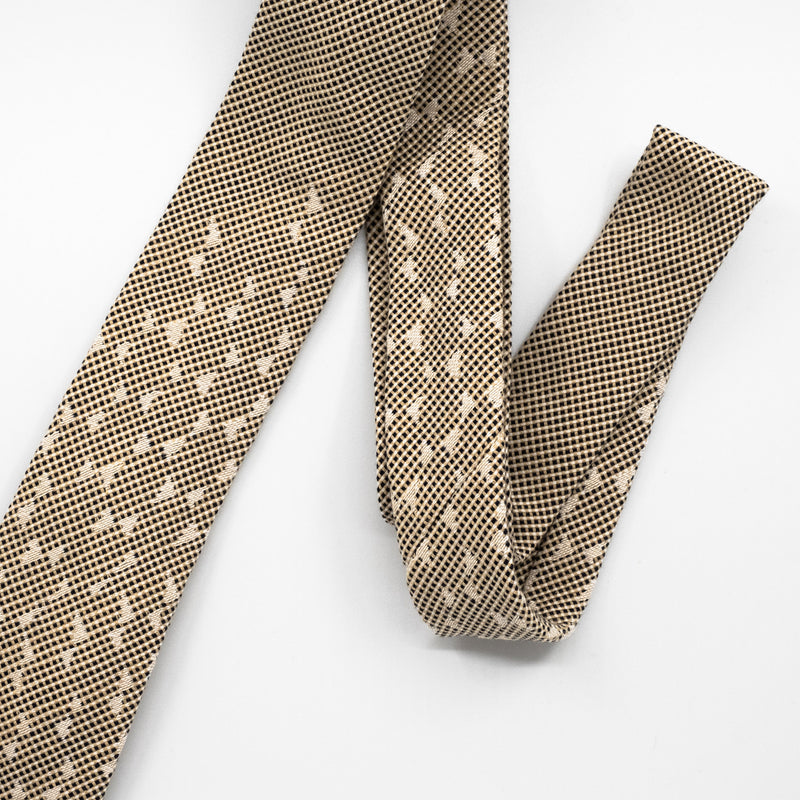 Beige Detail Tie