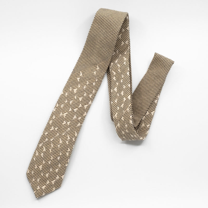 Beige Detail Tie