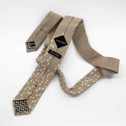 Beige Detail Tie