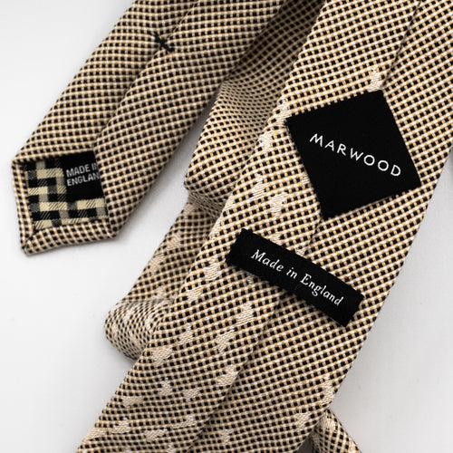 Beige Detail Tie