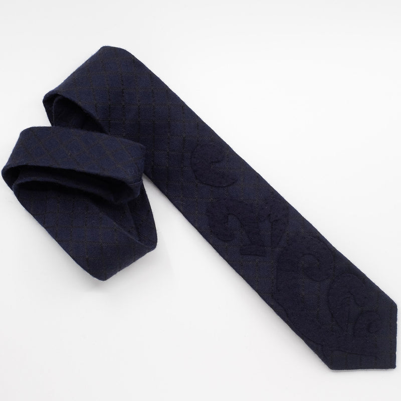 Appliqué Felt on Wool/Silk Tie